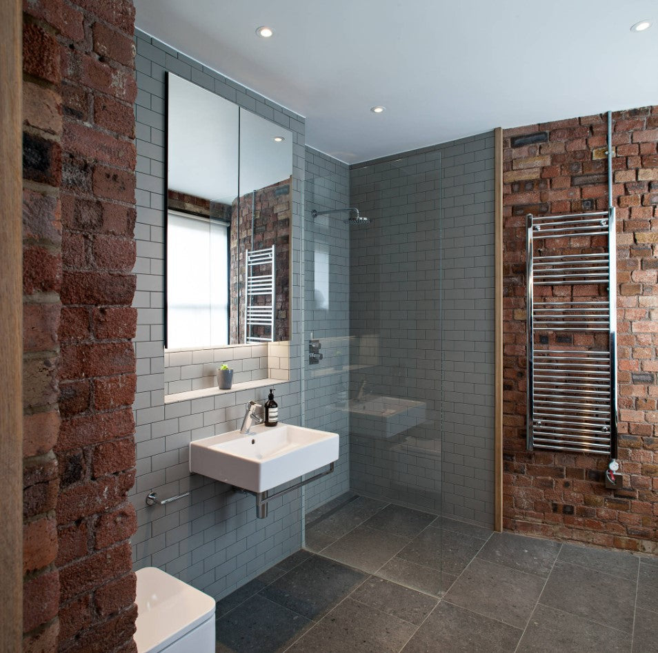 Wetroom tanking and waterproofing membrane installation on walls and floor