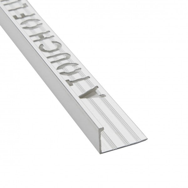 Metal square edge tile trim collection – aluminium and stainless tile profiles