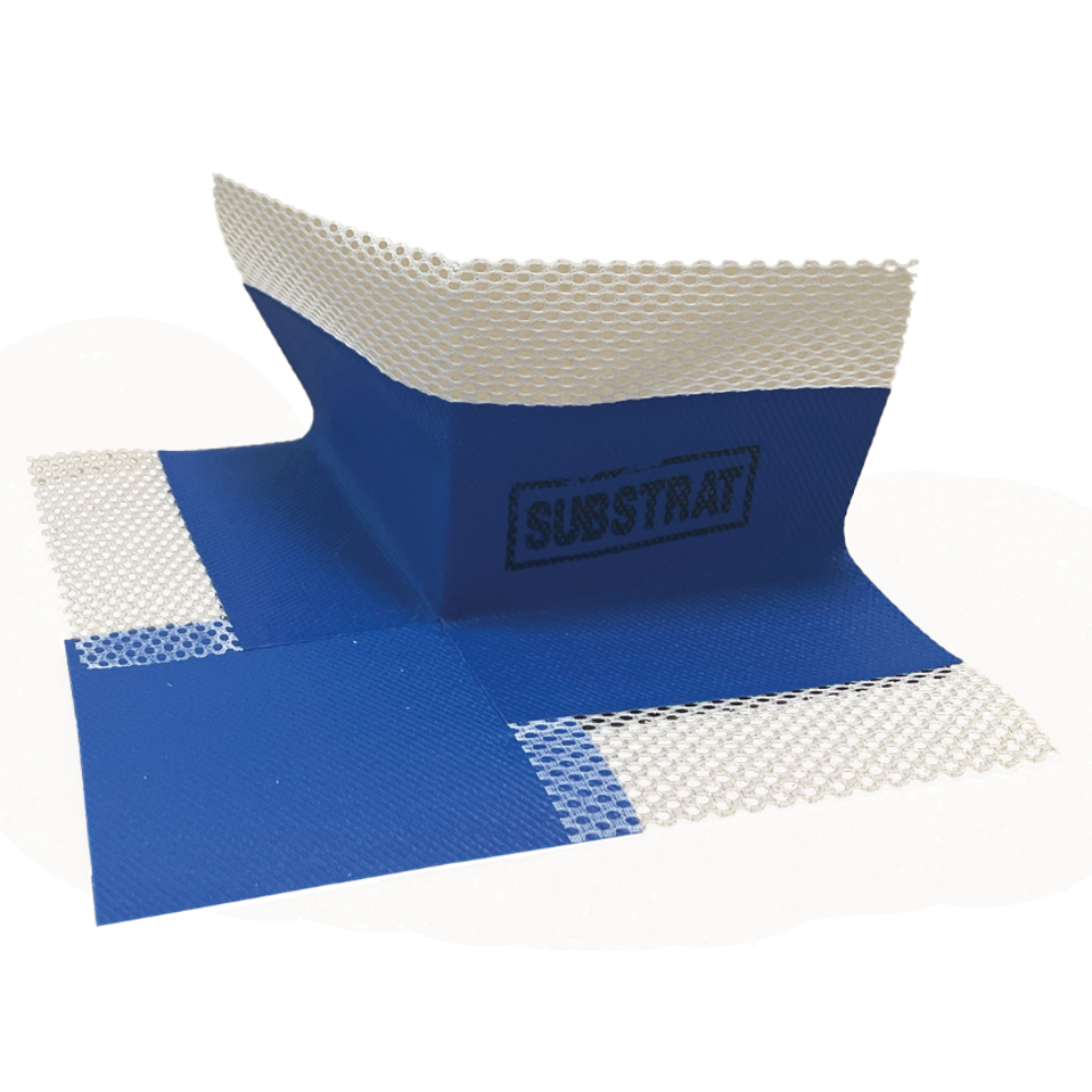 ProfiX Pro fabric sealing tape external corner — single-piece pre-formed waterproofing detail for tanking external corners in wetrooms