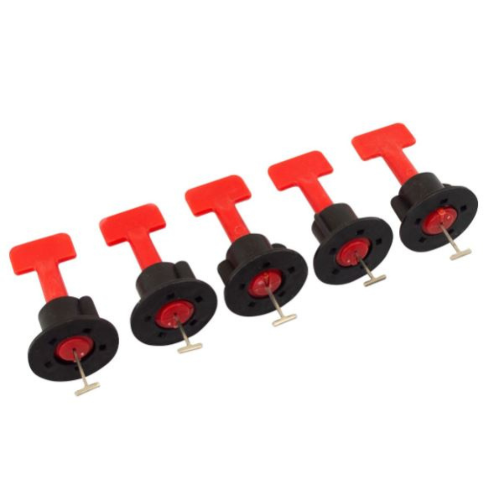 Amtech Reusable Tile Levelling Kit — main packshot of the lippage-control spacer and wedge system for large-format tile installation.