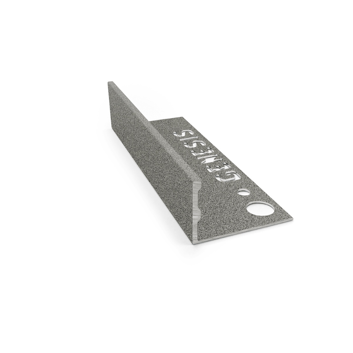 Genesis ESA225 outdoor aluminium straight edge tile trim Granite