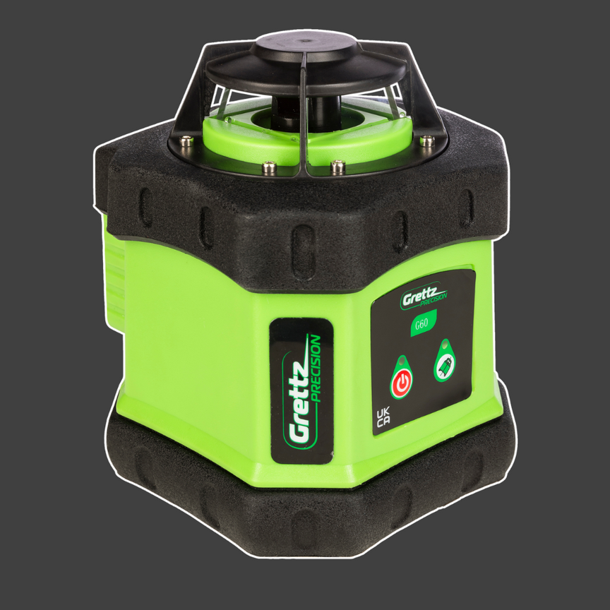 Grettz G60 Red Beam Rotary Laser Kit