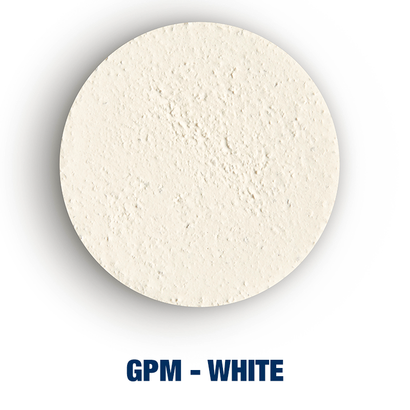 Larsen GPM Eco Gun Pointing Mortar in White — cured-colour sample from the GPM Eco pointing range.