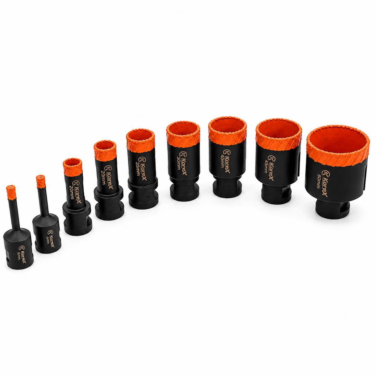 KoreX M14 porcelain diamond drill bit retail packaging with turbo diamond technology