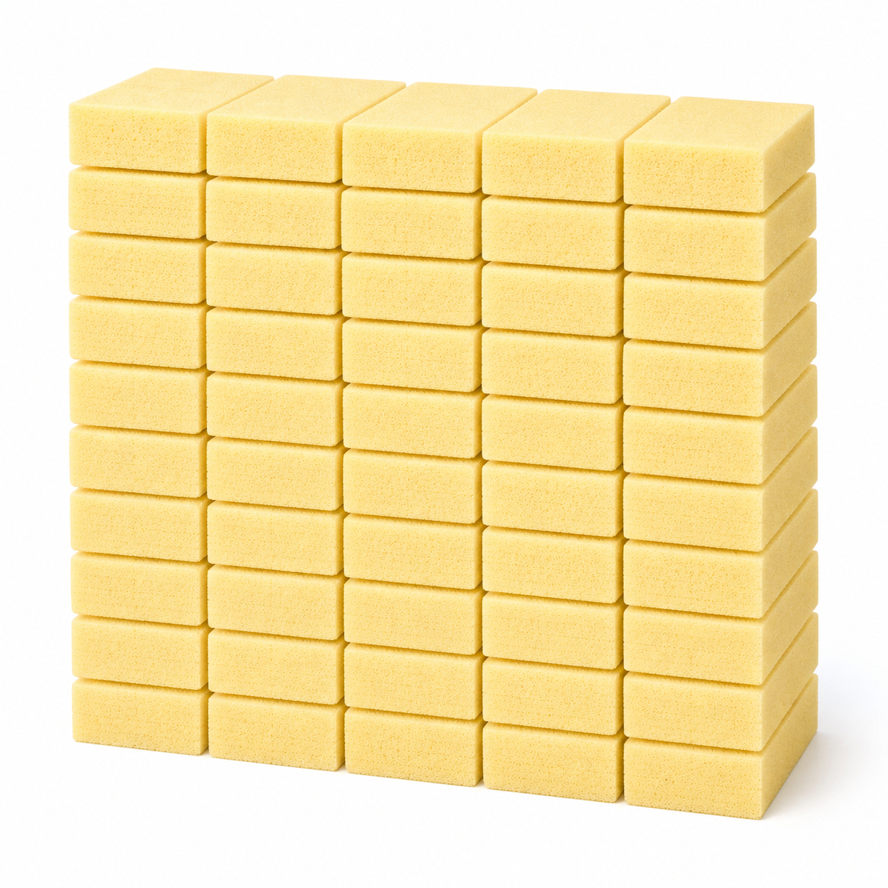 50 Pack Yellow Tiling Sponges – Professional Tile Cleaning and Grouting Sponges