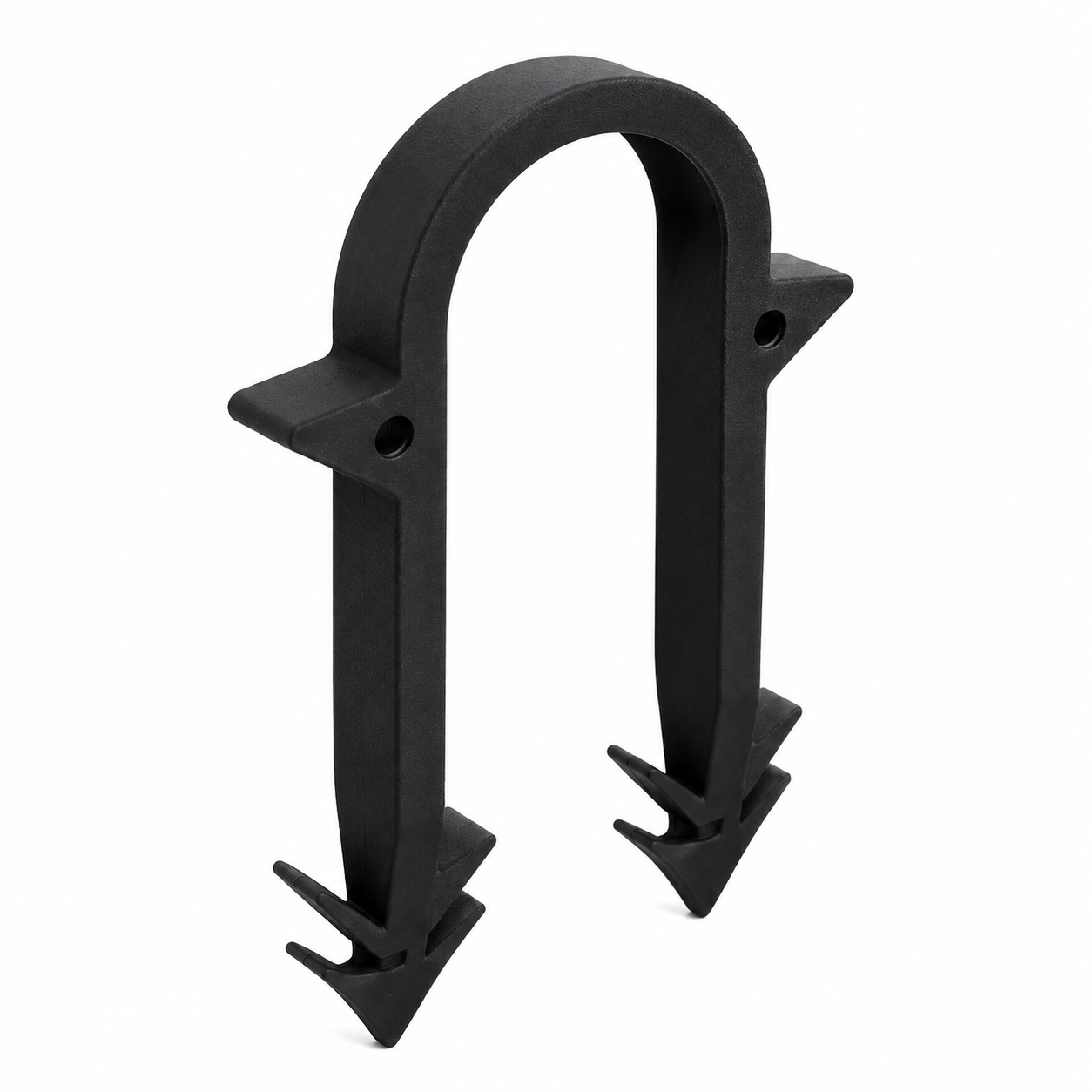 ThermoSphere Screed Cable Staple with two downward-pointing prongs, shown on a plain white background.