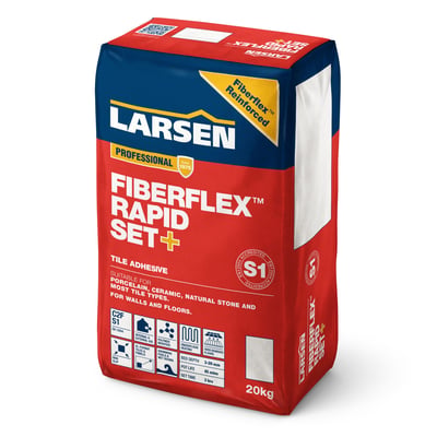 Larsen Professional Fibreflex Rapid Set+ S1 Tile Adhesive 20kg
