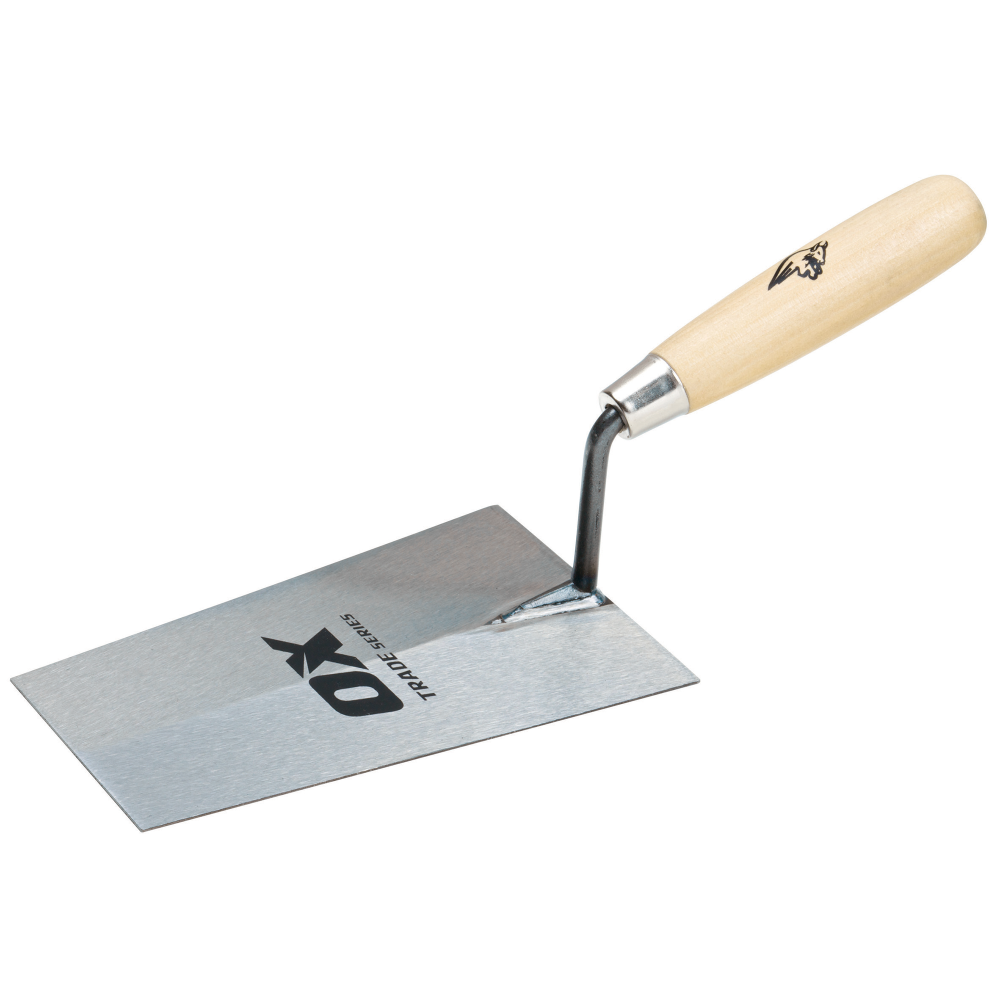 OX Trade Bucket Trowel Wooden Handle 180mm