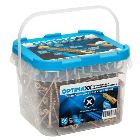 Optimaxx Wood Screws Maxx Tub