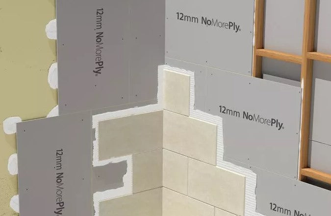 Weight limits chart for tiling over plasterboard and common wall substrates