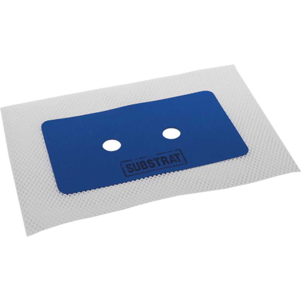 ProfiX Pro fabric pipe sealing collar double hole — pre-formed waterproofing collar for sealing twin pipe penetrations in wet areas