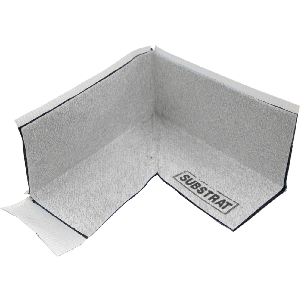 ButylX Pro pre-formed sealing internal corner — self-adhesive butyl rubber waterproofing detail for wetroom corners
