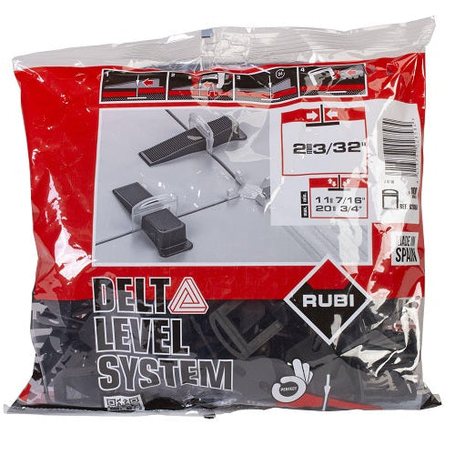 Rubi Delta Tile Levelling System — alternative pack view for the 11–20mm strip thickness.