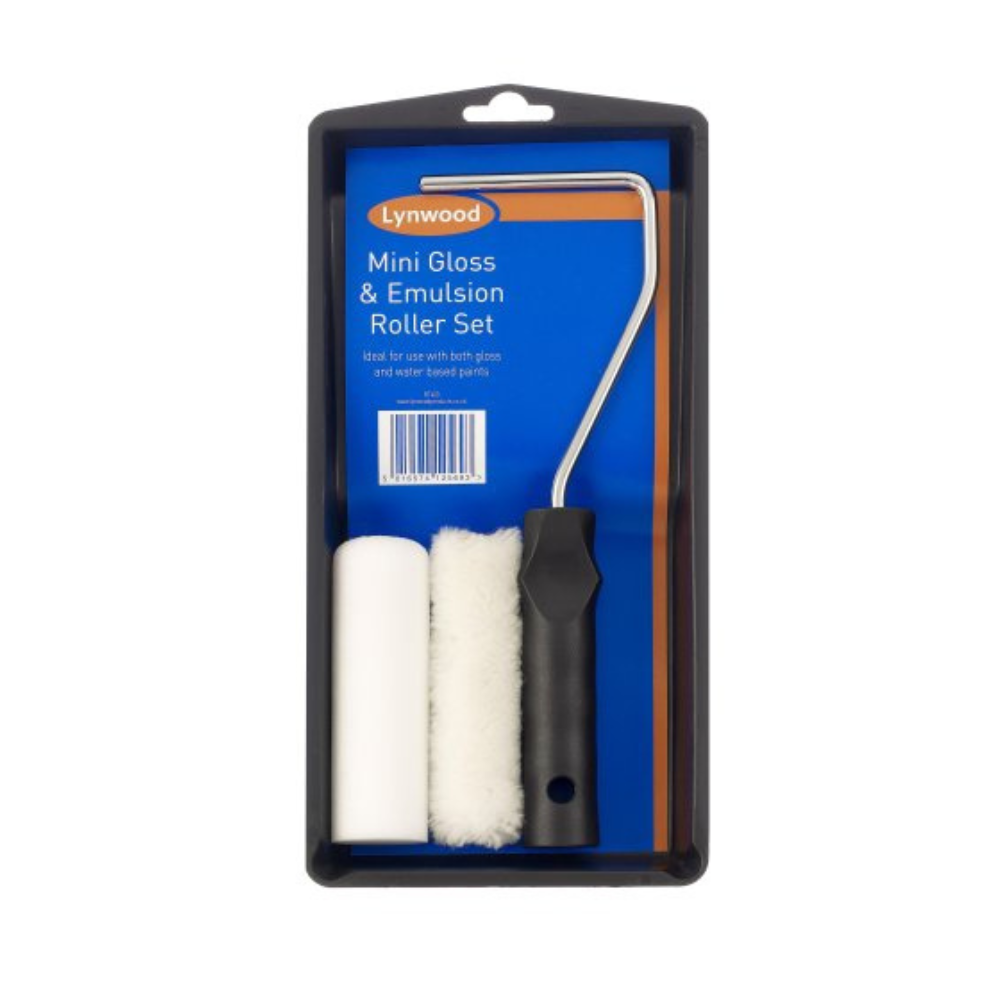 Mini Gloss & Emulsion Paint Roller Set