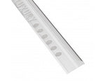 Bright Silver Tile Trim - Round Edge