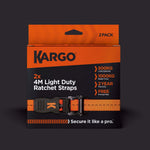 Kargo 4M Light Duty Ratchet Straps