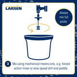 Larsen Quickmix Epoxy Concrete Repair Kit