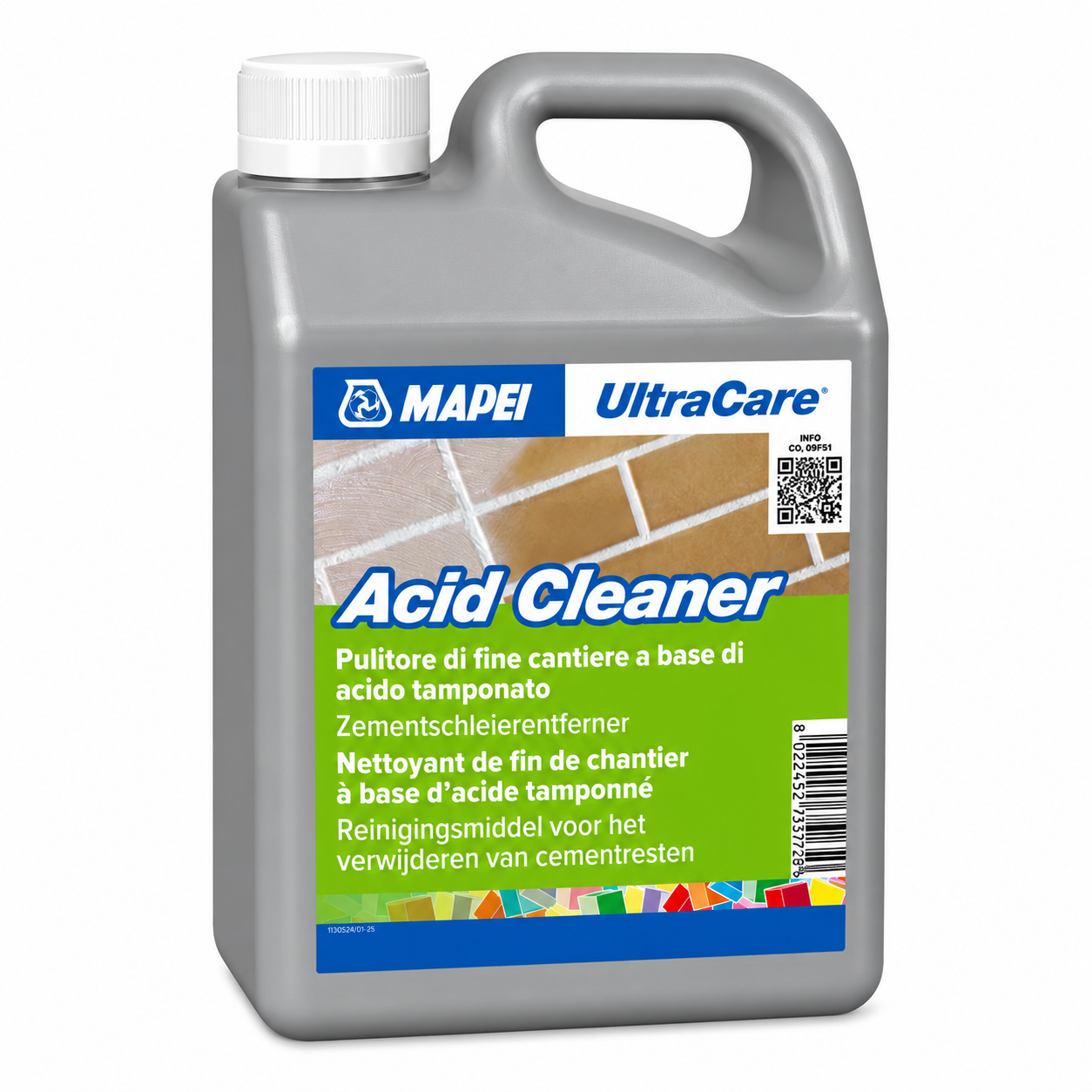 Mapei UltraCare Acid Cleaner 1L bottle front view