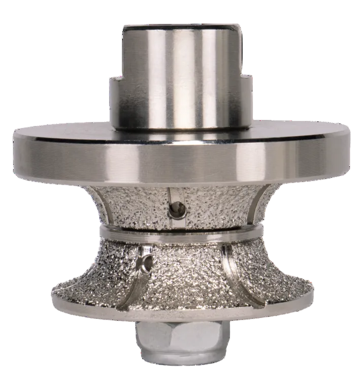 Rubi 52938 Full Bullnose diamond blade — main packshot of the angle-grinder blade for full-bullnose tile-edge profiling.