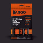 Kargo 6M Heavy Duty Ratchet Strap