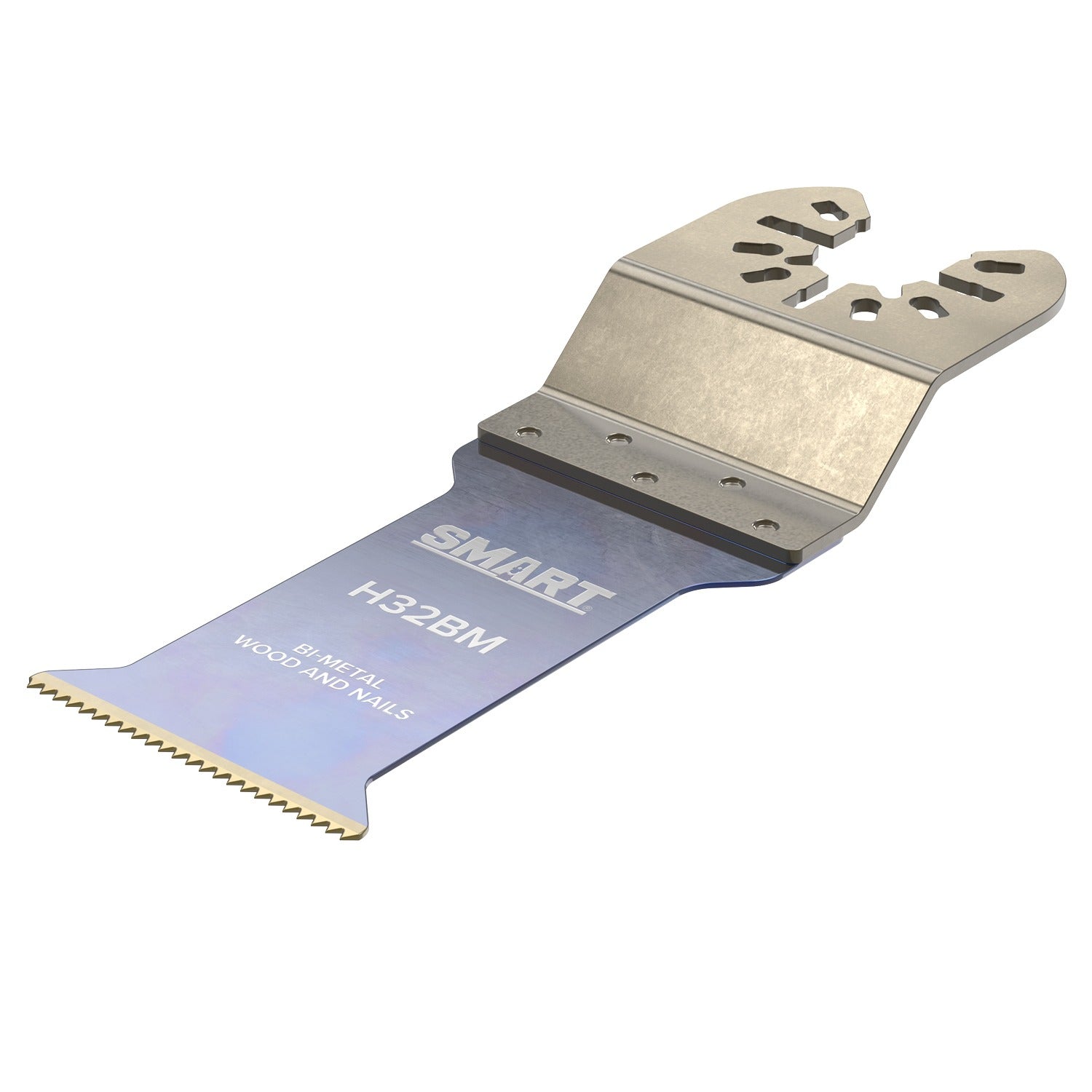 SMART H32BM1 bi-metal oscillating multi-tool blade angled product view
