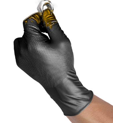 Heavy Duty Fishscale Nitrile Gloves Box 50