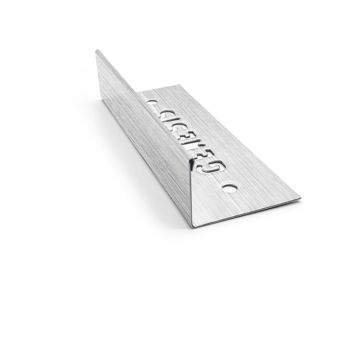 Genesis ESS225 outdoor stainless steel straight edge tile trim Brushed
