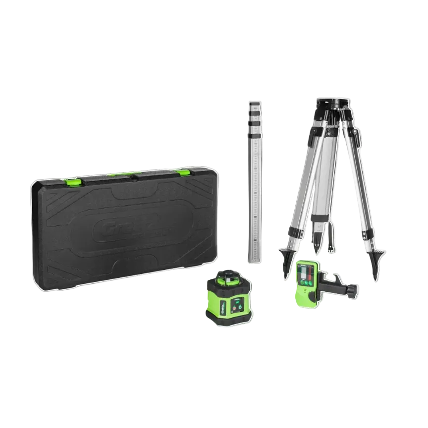Grettz G60 Red Beam Rotary Laser Kit