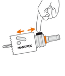Mandrex Quick Release Holesaw Arbor Starter Kit