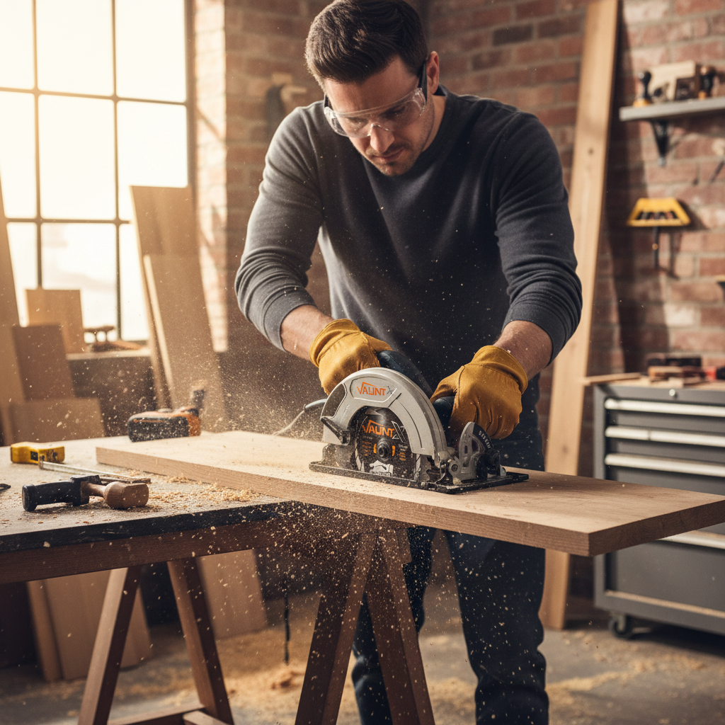 Vaunt X 165mm TCT circular saw blade — reverse detail showing tooth geometry and arbor bore