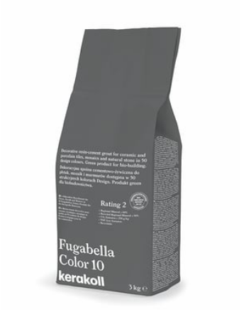 Kerakoll Fugabella Color cured-colour swatch — shade sample 9 from the available range of finished colours.