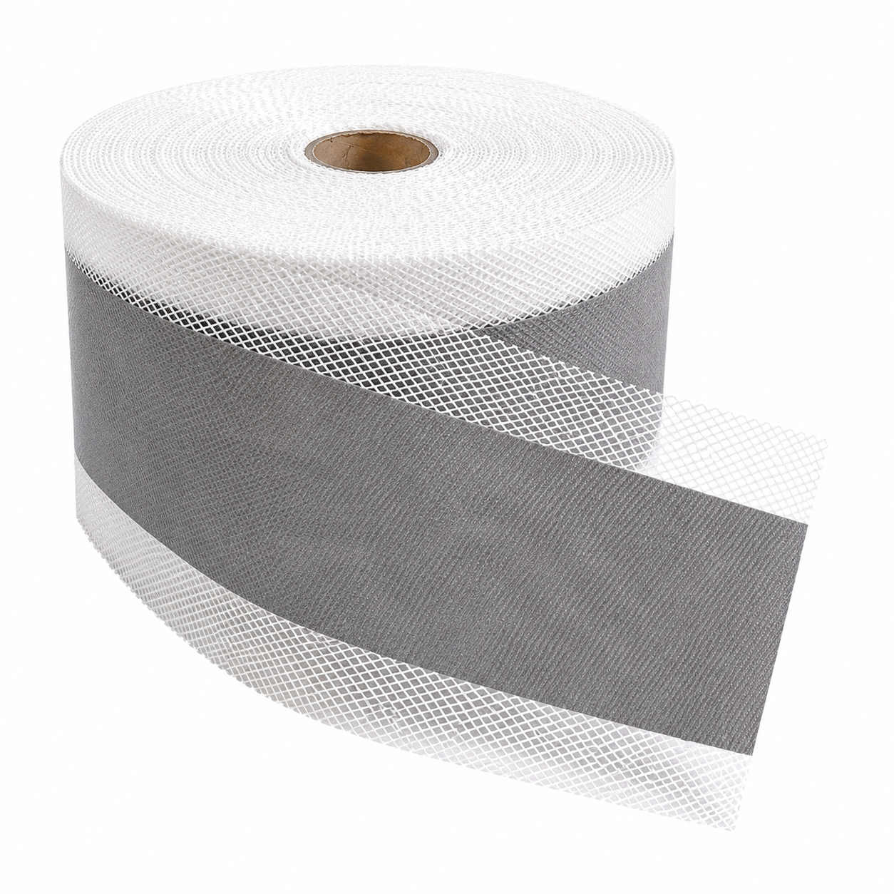 A roll of Thermosphere Waterproofing Tape with a gray center stripe, shown on a plain white background.