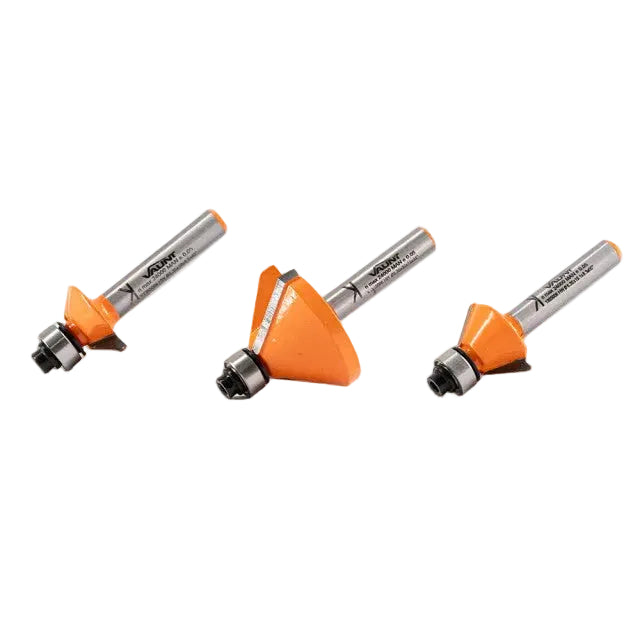 Vaunt 3 Piece Chamfer Router Cutter