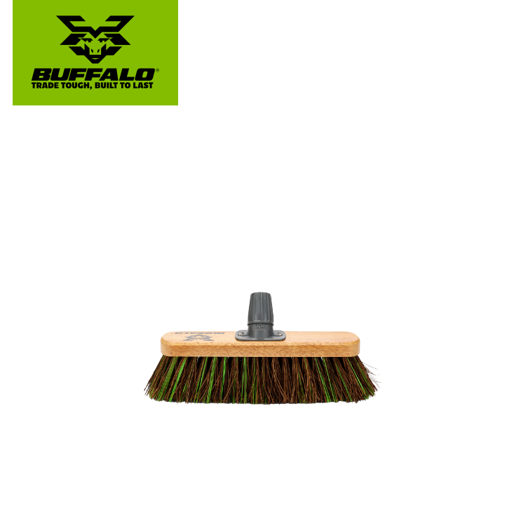 Buffalo 12 Inch Stiff Bassine Mix Sweeper Broom Head