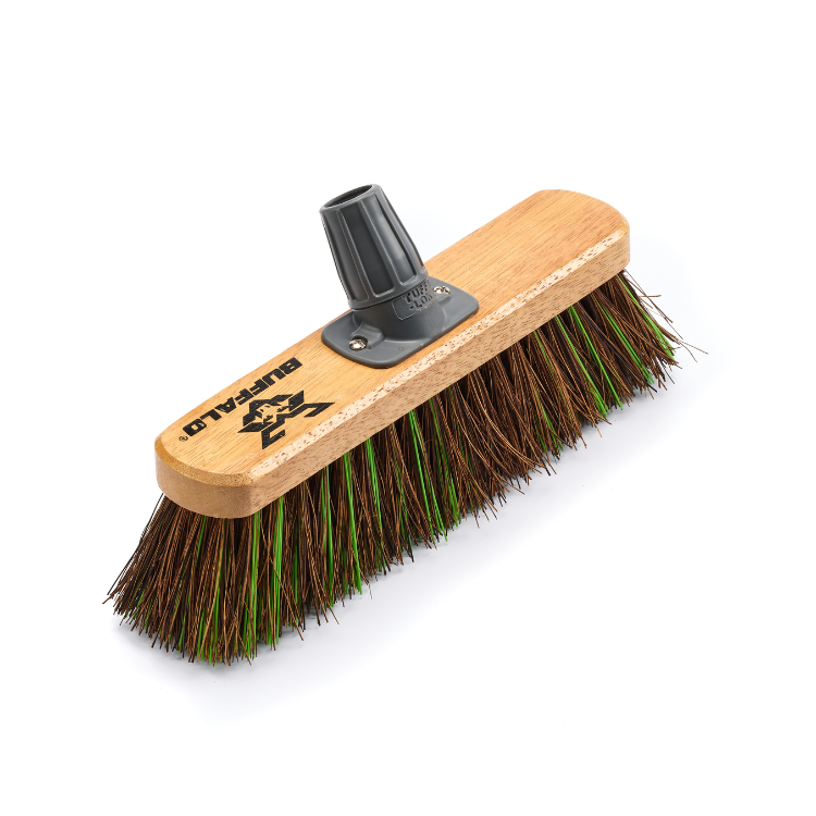 Buffalo 12 Inch Stiff Bassine Mix Sweeper Broom Head