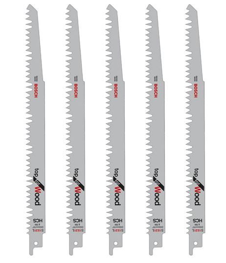 Bosch S1531L Recip Saw Blades 5 Pack MILLCOT