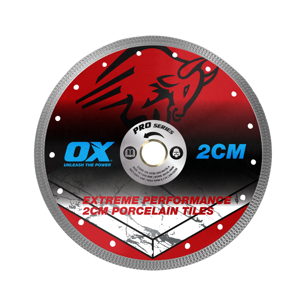 OX Pro 2cm Porcelain Diamond Blades