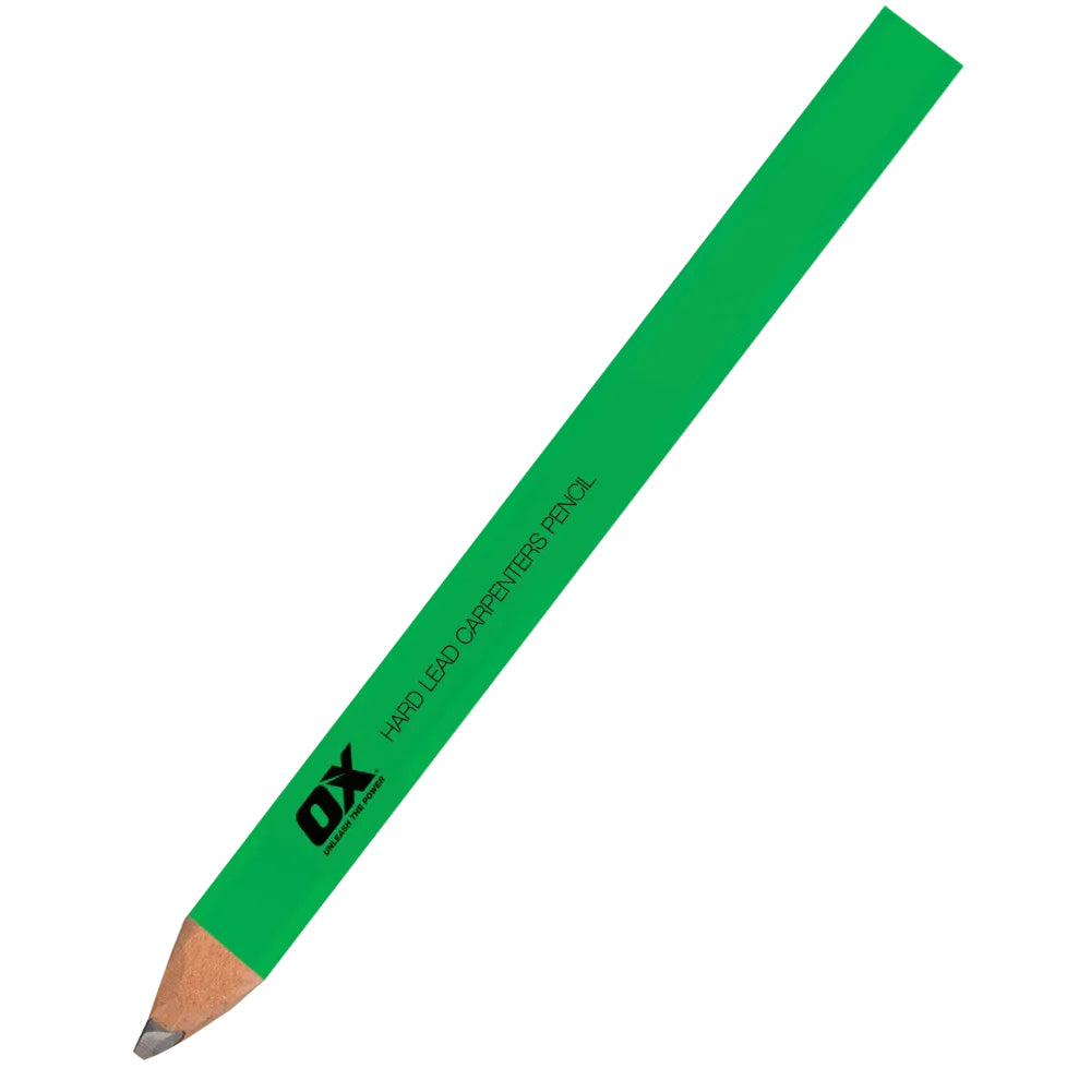 OX Trade Hard Green Carpenters Pencils – 10 Pack