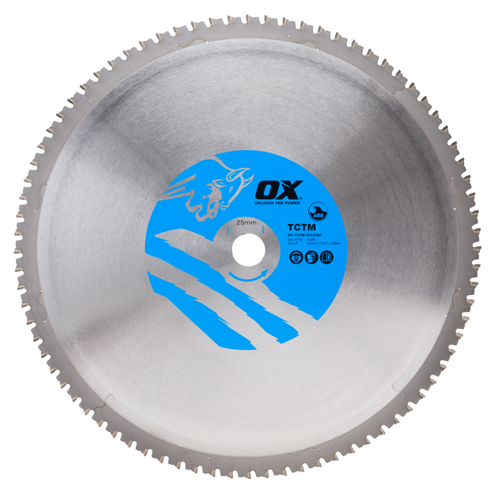 OX Ferrous Metal Cutting 355mm Saw Blade
